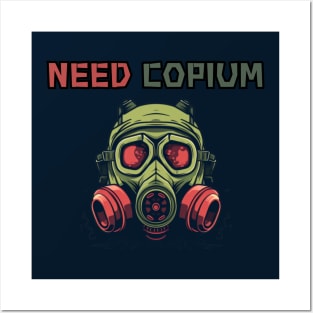 Need Copium, Twitch emote, slang Posters and Art